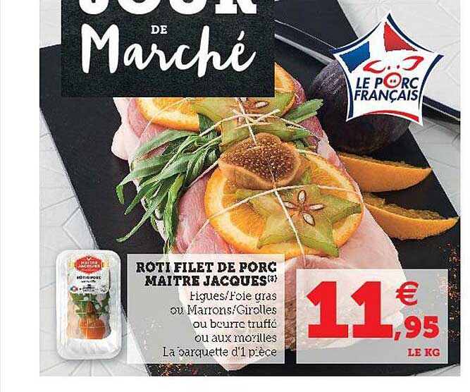 rôti filet de porc maître jacques