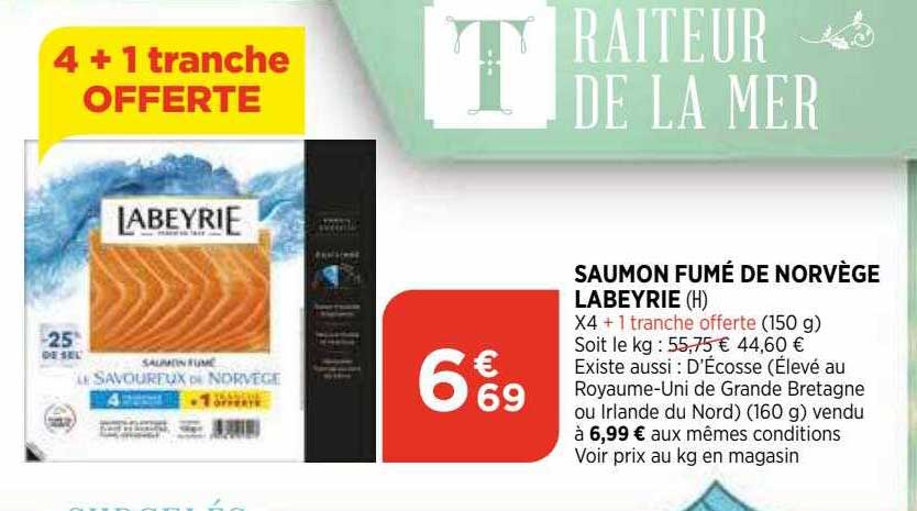 Saumon Fumé De Norvège Labeyrie
