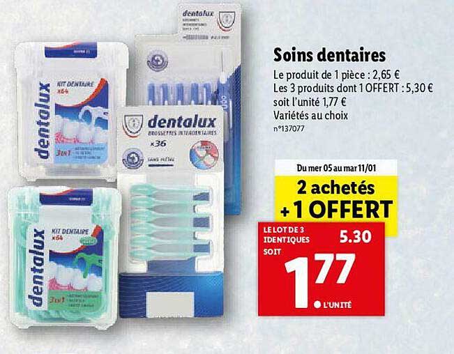 soins dentaires dentalux