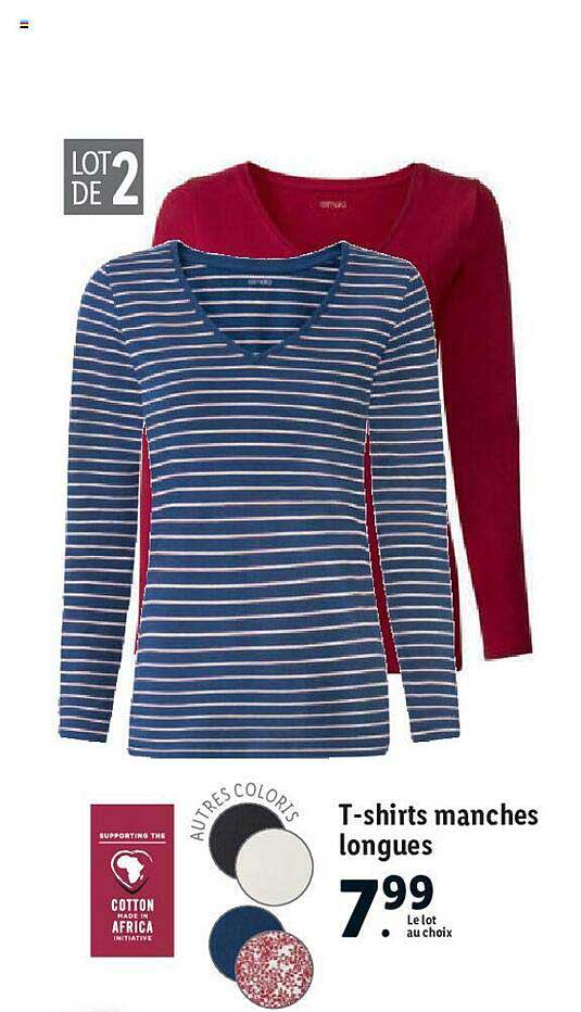 t-shirts manches longues