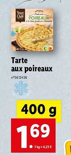 Tarte Aux Poireaux Toque Du Chef