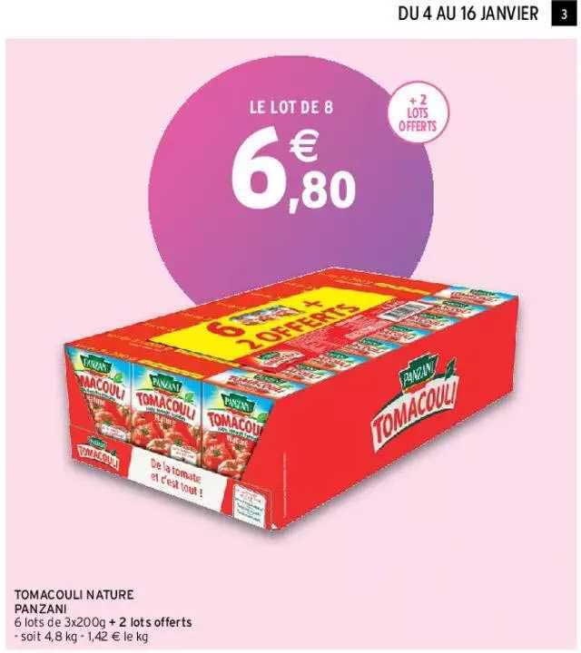 Tomacouli Nature Panzani