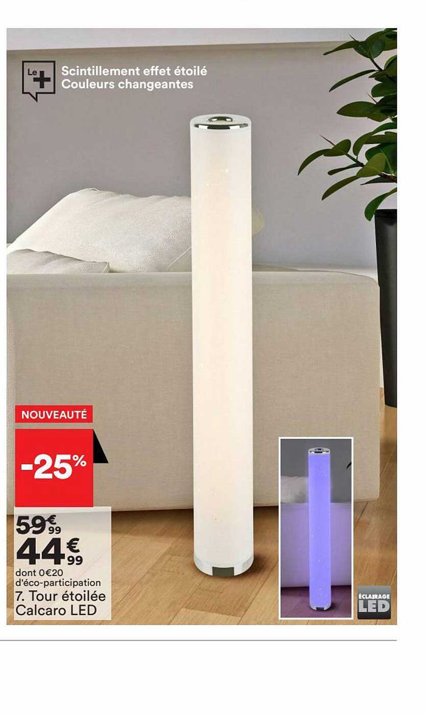 tour étoilée calcaro led