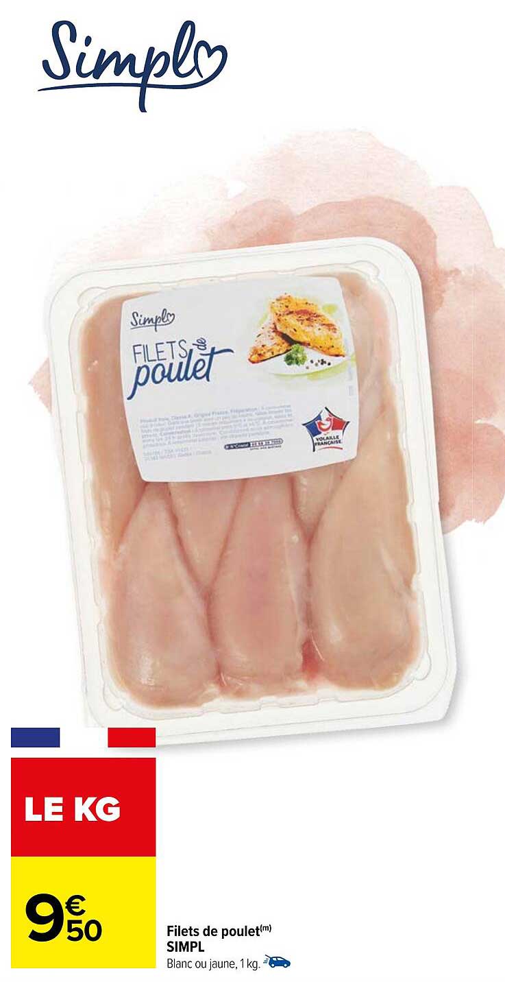 Filets De Poulet Simpl
