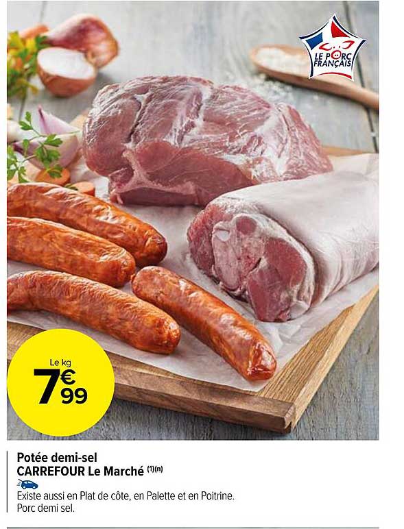 potée demi-sel carrefour le marché