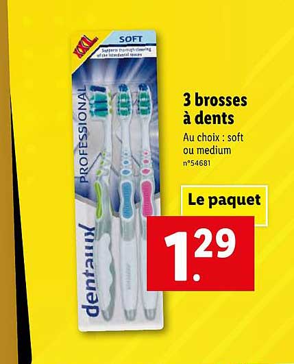 3 Brosses à Dents