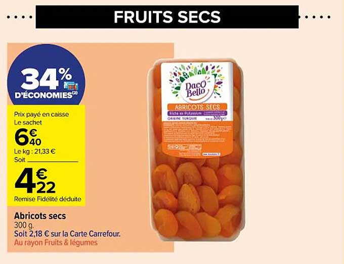 abricots secs daco bello