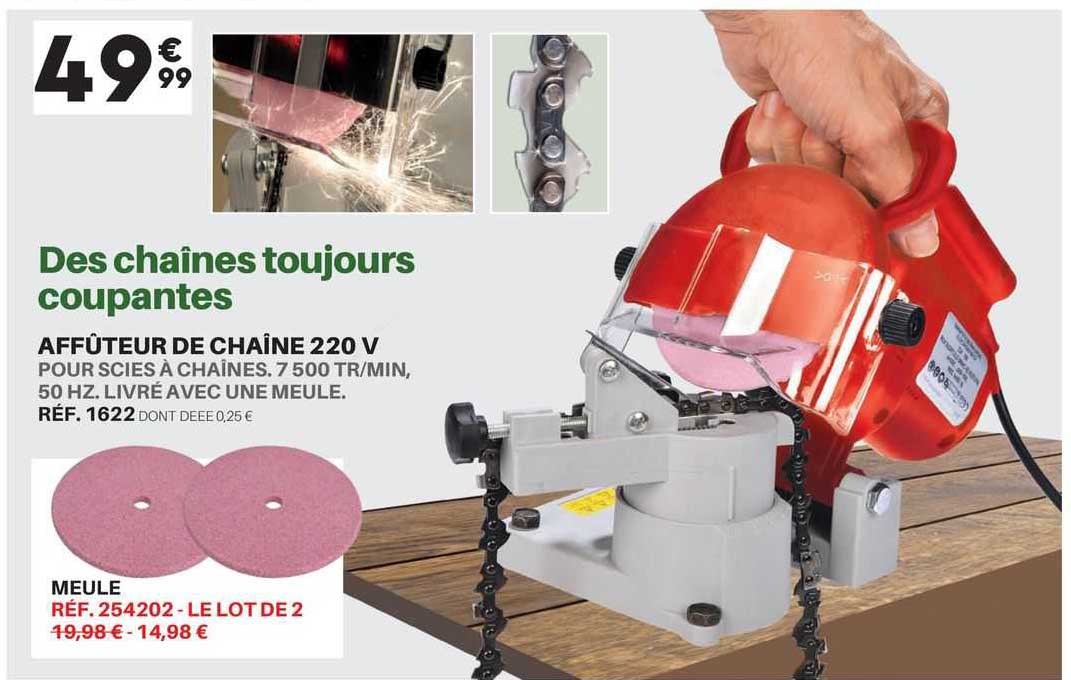 affûteur de chaîne 220v