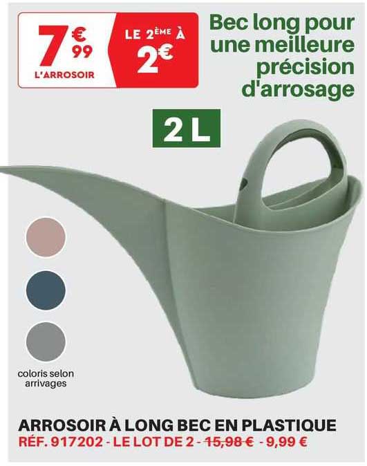 Arrosoir à Long Bec En Plastique