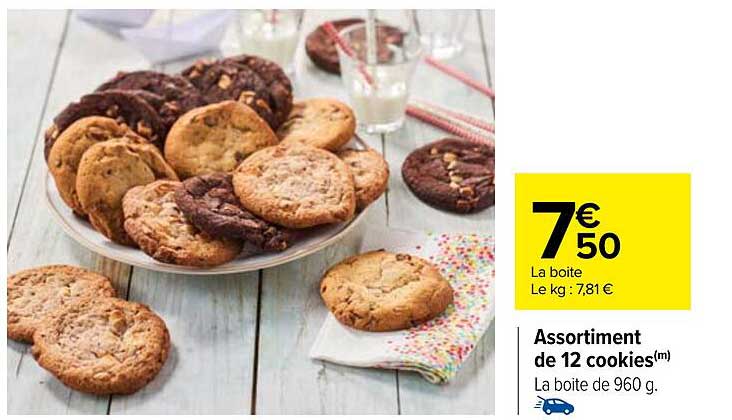 Assortiment De 12 Cookies