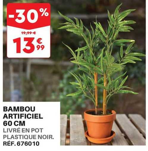 bambou artificiel 60 cm