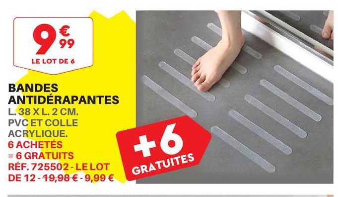 bandes antidérapantes