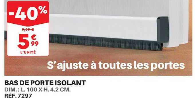 Bas De Porte Isolant