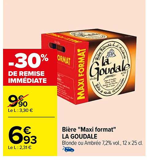 bière "maxi format" la goudale