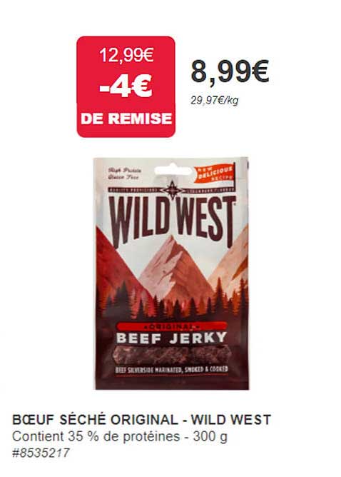 boeuf séché original - wild west