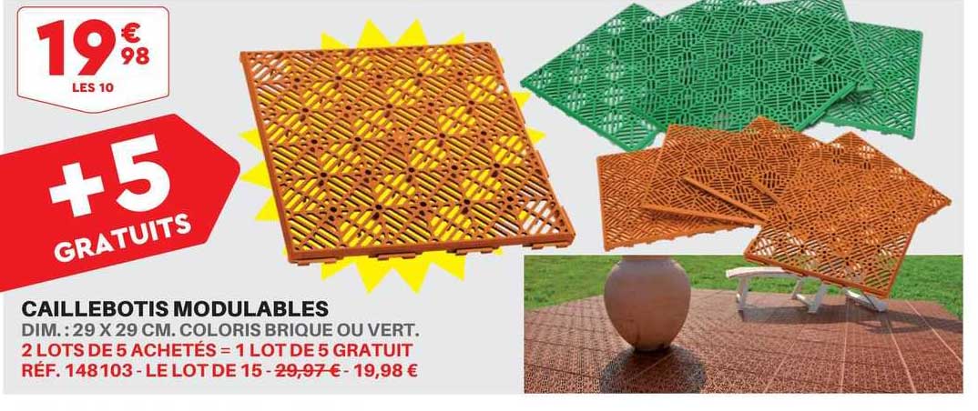 Caillebotis Modulables