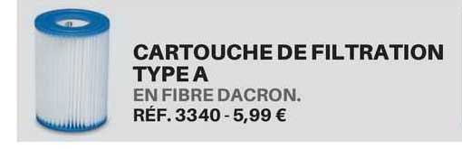 cartouche de filtration type a