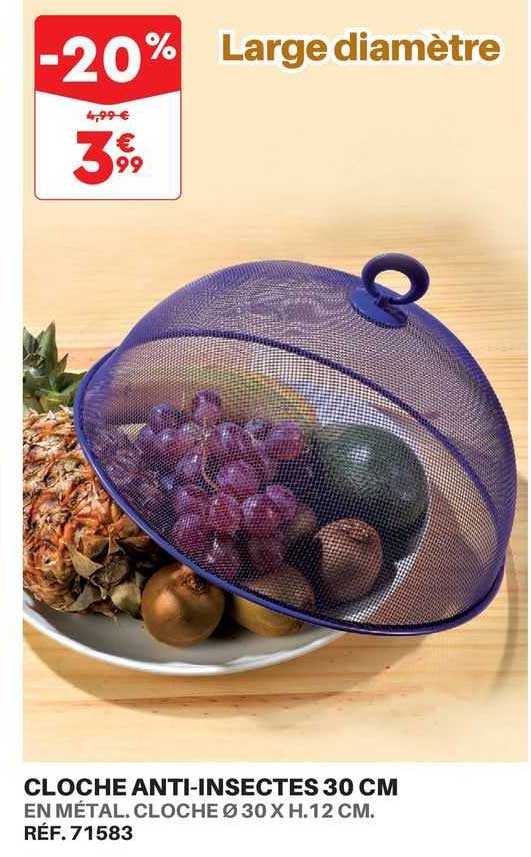 cloche anti-insectes 30 cm