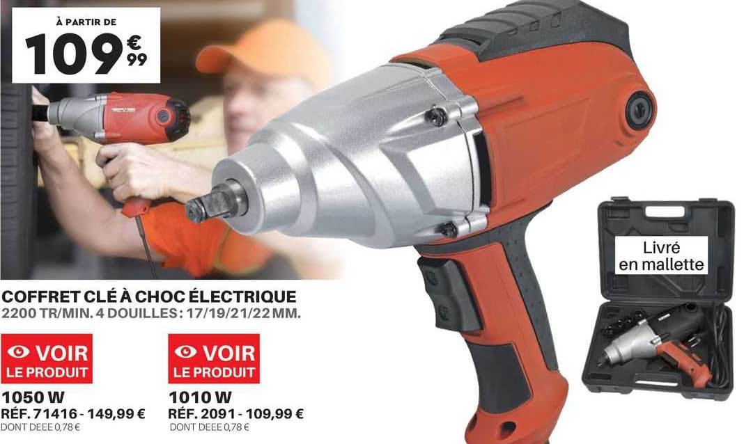 Coffret Clé à Choc électrique