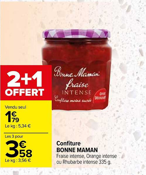 confiture bonne maman