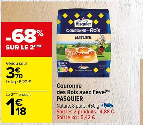 Couronne Des Rois Avec Fève Pasquier