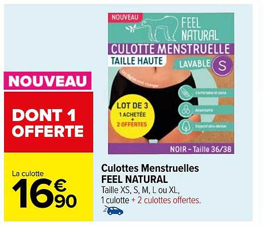 culottes menstruelles feel natural