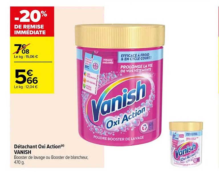 détachant oxi action vanish