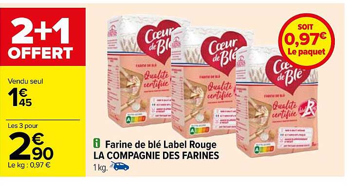 farine de blé label rouge la compagnie des farines