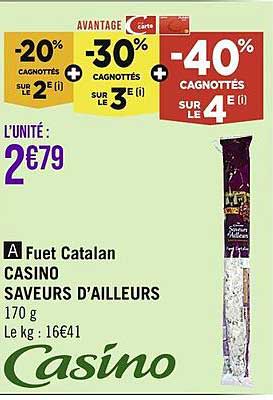 Fuet Catalan Casino Saveurs D'ailleurs
