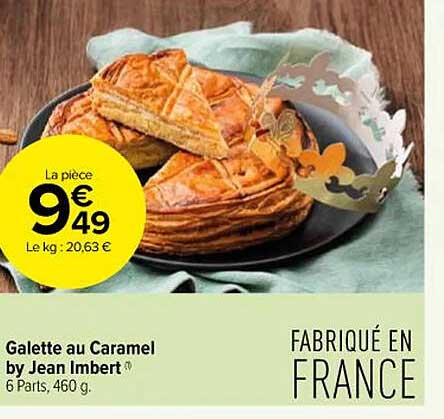 Galette Au Caramel By Jean Imbert