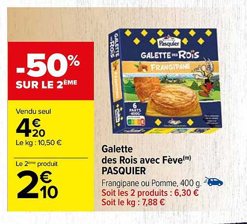 galette des rois avec fève pasquier