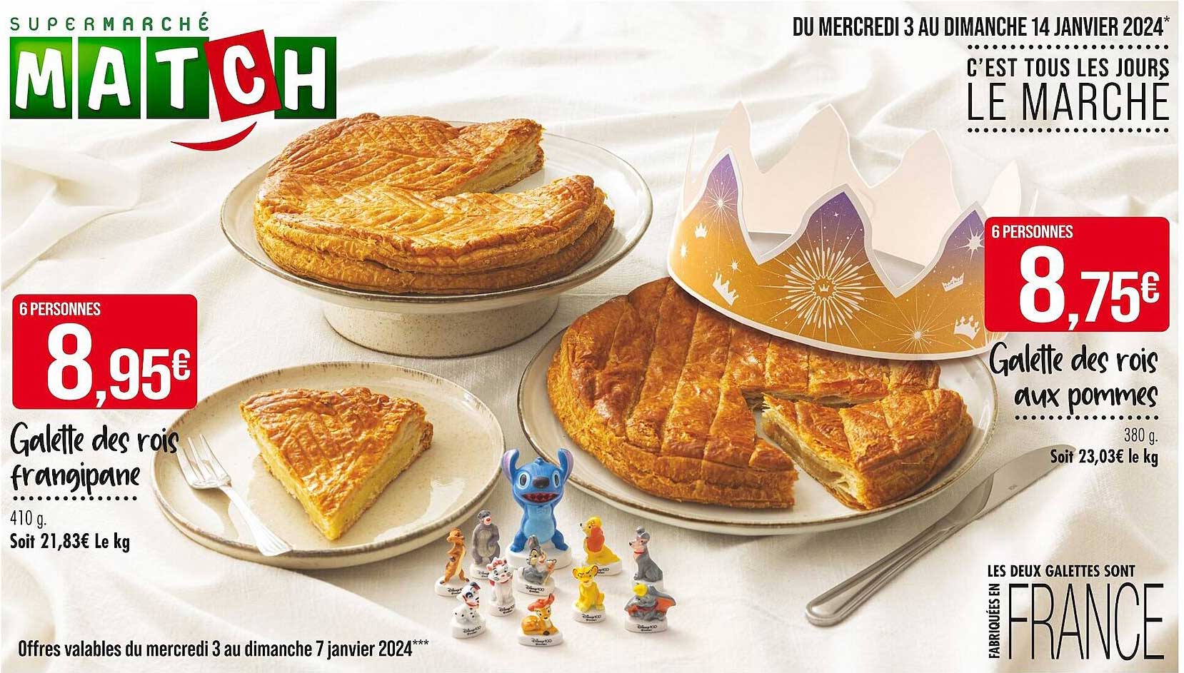 galette des rois frangipane, galette des rois aux pommes