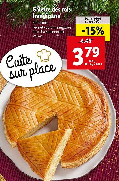 galette des rois frangipane