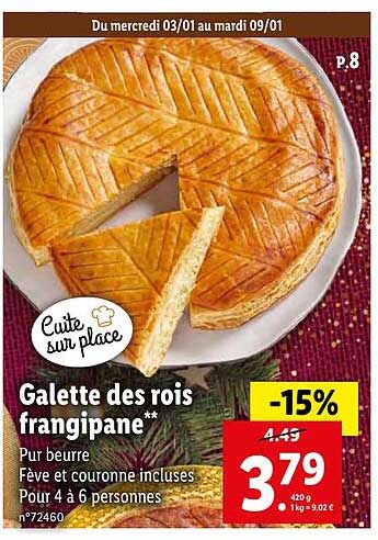 galette des rois frangipane