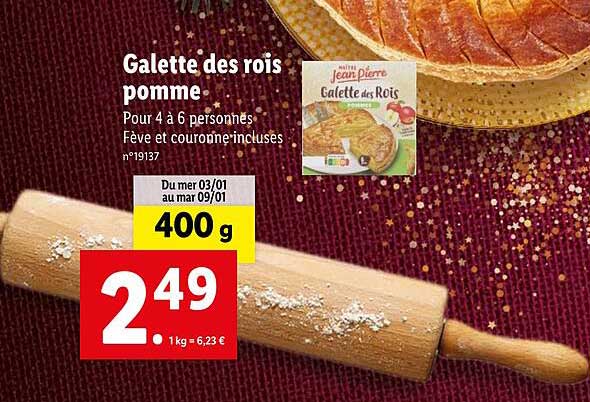 galette des rois pomme