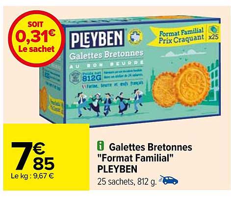 Galettes Bretonnes "format Familial" Pleyben