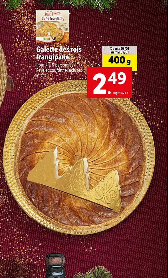 galettes des rois frangipane