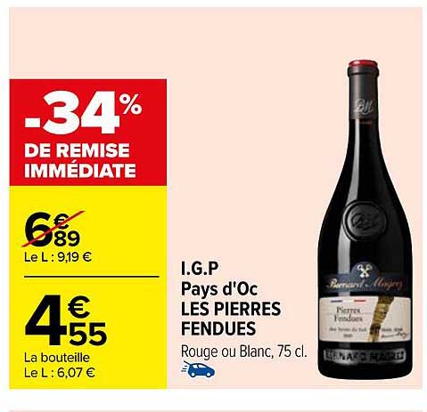 i.g.p pays d'oc les pierres fendues