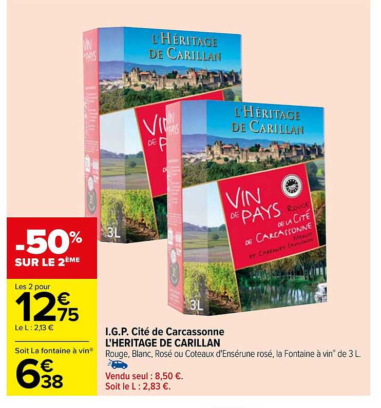 i.g.p. cité de carcassonne l'héritage de carillan