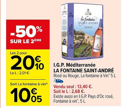 i.g.p. méditerranée la fontaine saint-andré