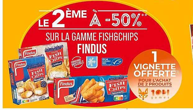 La Gamme Fish & Chips Findus