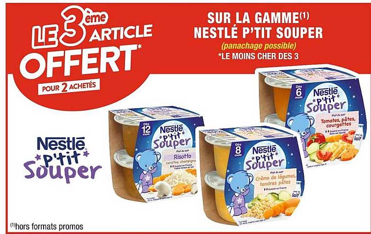 La Gamme Nestlé P'tit Souper