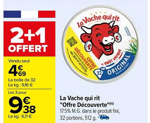 la vache qui rit "offre découverte"