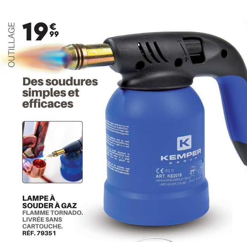 lampe à souder à gaz kemper