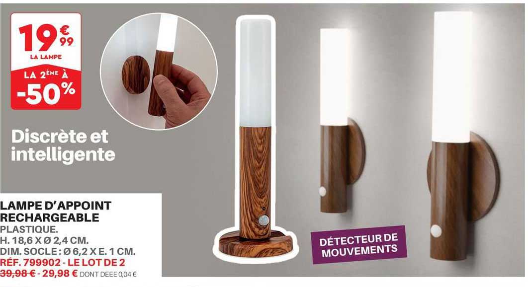 Lampe D'appoint Rechargeable