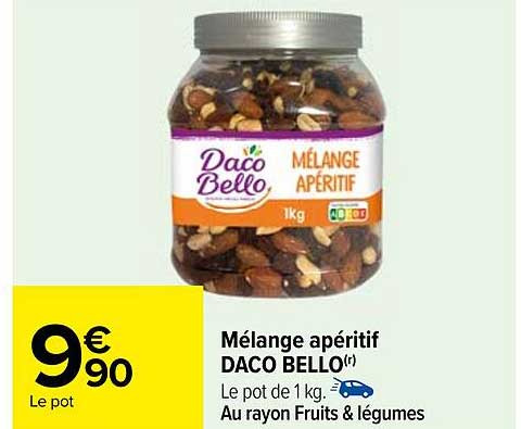 mélange apéritif daco bello