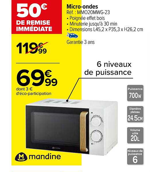 micro-ondes mandine