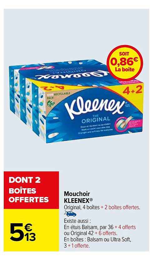 Mouchoir Kleenex
