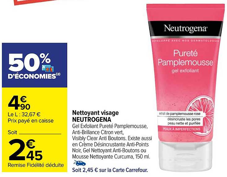 Nettoyant Visage Neutrogena