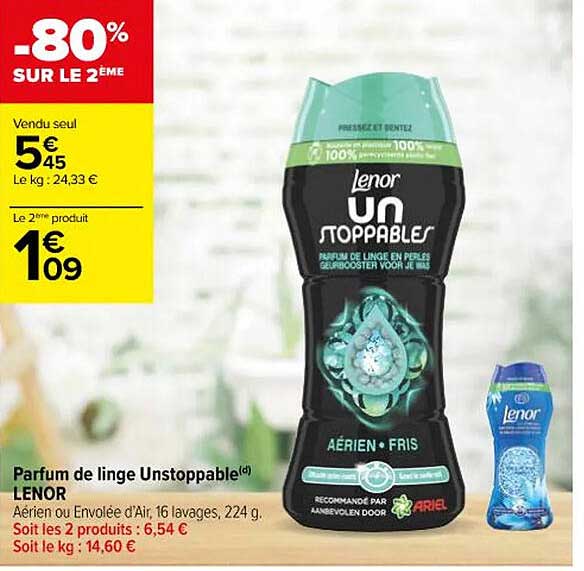 Parfum De Linge Unstoppable Lenor